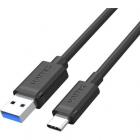 Cablu Date Incarcare USB 3 1 A C M M 0 25 m Negru