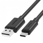 Cablu USB A USB C 1 5m Negru