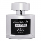 Lattafa Perfumes Confidential Platinum Apa de Parfum Barbati 100ml Con