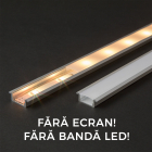 Profil din aluminiu pt benzi LED 2000x23x8mm