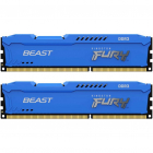 Memorie FURY Beast Blue 8GB 2x4GB DDR3 1600MHz CL10 Dual Channel Kit