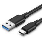 Cablu De Date US184 USB La USB C 3A 5Gbps 1m Negru