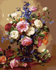 Set pictura pe numere Vaza cu flori