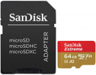 Card memorie SanDisk Micro SDXC Extreme 64GB UHS I U3 V30 Class 10 Ada
