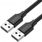 Cablu de date US128 USB 2 0 la USB 2 0 Nickel 480 Mbps 0 5m Negru