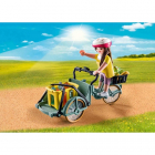 Set de Constructie Playmobil Bicicleta Fermierilor cu Marfa