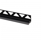 Profil de colt interior gresie faianta SET S96 BLK aluminiu negru 10 m