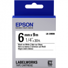 Consumabil Epson Banda etichete LK 2WBN 6 mm Black on White