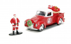 Set masina si figurina Ford Pick Up 1941 si Mos Craciun