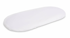 Cearsaf de bumbac jersey cu elastic Sensillo 90x40 cm alb