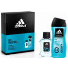 Set cadou Adidas Feel The Chill Ice Dive Apa de Toaleta Barbati 50 ml 