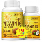 Pachet Super Vitamina D3 2000ui 120cps 30cps