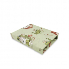 Qmini Cearceaf cu elastic pentru patut leagan sau patut co sleeper Dim