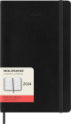 Agenda 2024 12 Month Daily Large Soft Cover Black