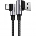 Cablu de date si Incarcare US255 USB la USB Type C Complete Angled 90 