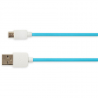 Cablu Date Incarcare USB A Micro UBS A Alb Albastru