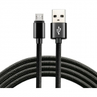 Cablu Date Incarcare USB Micro USB 1m Incarcare Rapida Negru