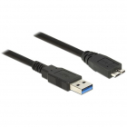 Cablu Date Incarcare USB A Micro USB B 0 5m Negru