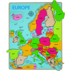 Puzzle BigJigs Toys Incastru Harta Europei