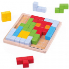 Joc BigJigs Toys de Logica Puzzle Colorat
