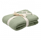 Muselina Bibs Swaddle 120x120 cm Sage