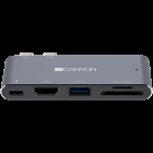 Canyon Multiport Docking Station with 5 port with Thunderbolt 3 Dual t