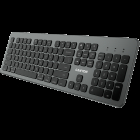 Multimedia bluetooth 5 1 keyboard MAC Version 104 keys slim design wit