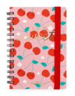 Agenda 2024 12 Month Weekly Diary Small Spiral Bound Cherry