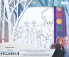 Kit de colorat cu acuarele Frozen A4