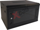 Cabinet metalic Xcab Xcab 9U45S 9004 9U Wall mount 600 x 450 Glass doo