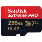 Card Extreme PRO 256GB MicroSDXC UHS I Class 10