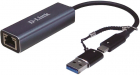 Placa de retea D Link 2 5Gigabit DUB 2315 USB Tip C