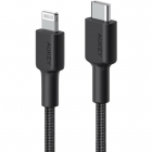 Cablu Date Incarcare USB C Lightning 2m Negru