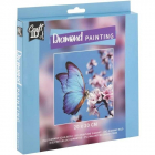 Set Creativ cu Diamante Rotunde Diamond Painting Fluture 20x20cm