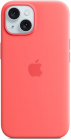 Apple Protectie pentru spate material silicon pentru iPhone 15 culoare