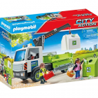 Set de Constructie Playmobil Camion De Reciclare Sticla Cu Container