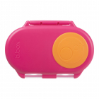 Caserola compartimentata Snackbox B Box roz cu portocaliu