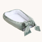 Suport de dormit Babynest Premium Bumbac Organic 80x50 cm Catifea Mint