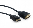 Cablu video Gembird DisplayPort Male VGA Male 1 8m negru