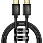 Cablu video Baseus HD 8K HDMI Male HDMI Male v2 1 1m negru