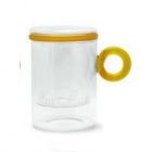 Cana cu infuzor si capac Yellow Ring Handle