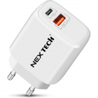 Incarcator retea NEX TECH R Quick Charge 20W Incarcator 2 porturi Supe