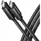 Cablu periferice AXAGON USB 3 2 Tip C Male USB 3 2 Tip C Male 2m negru
