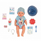 Papusa interactiva Zapf Baby Born Baiatel bleu 43 cm 10 accesorii