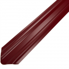 Sipca metalica gard rosu RAL 3011 grosime 0 45 mm 1750 x 92 mm
