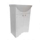 Mobilier de baie Sanitop Rustik Antik baza cu lavoar alb 60 5 x 47 5 x