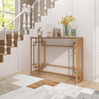 Colaj cu produse recomandate in ghidul Top mese consola pentru hol si living: buget, echilibrat si premium