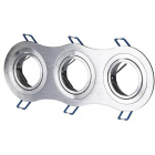 Corp spot 3XGU10 aluminiu unghi reglabil V-TAC SKU-3604