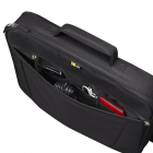 Geanta laptop 17 Case Logic buzunar frontal poliester black VNCI217