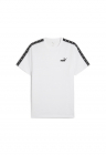 Tricou cu decolteu la baza gatului si detalii logo